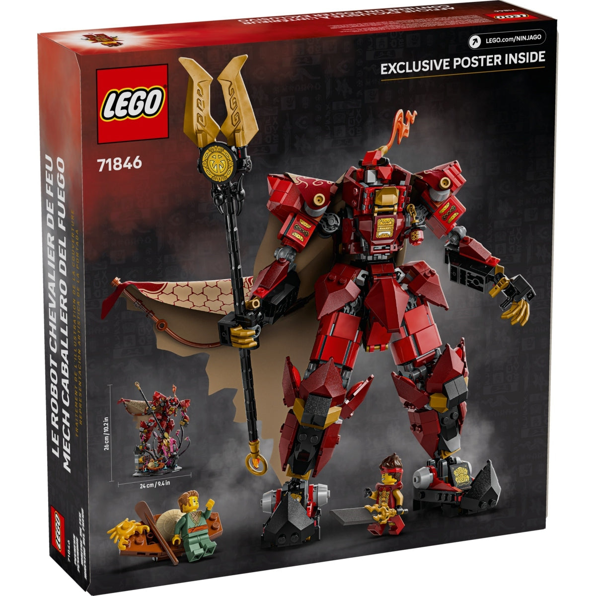 LEGO NINJAGO 71846 - Robotul cavaler al focului
