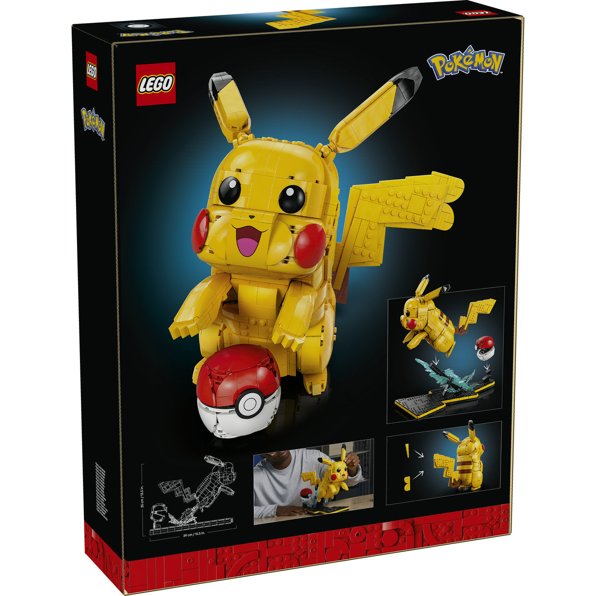 LEGO Pokemon 72152 Pikachu and Poke Ball - cutie spate