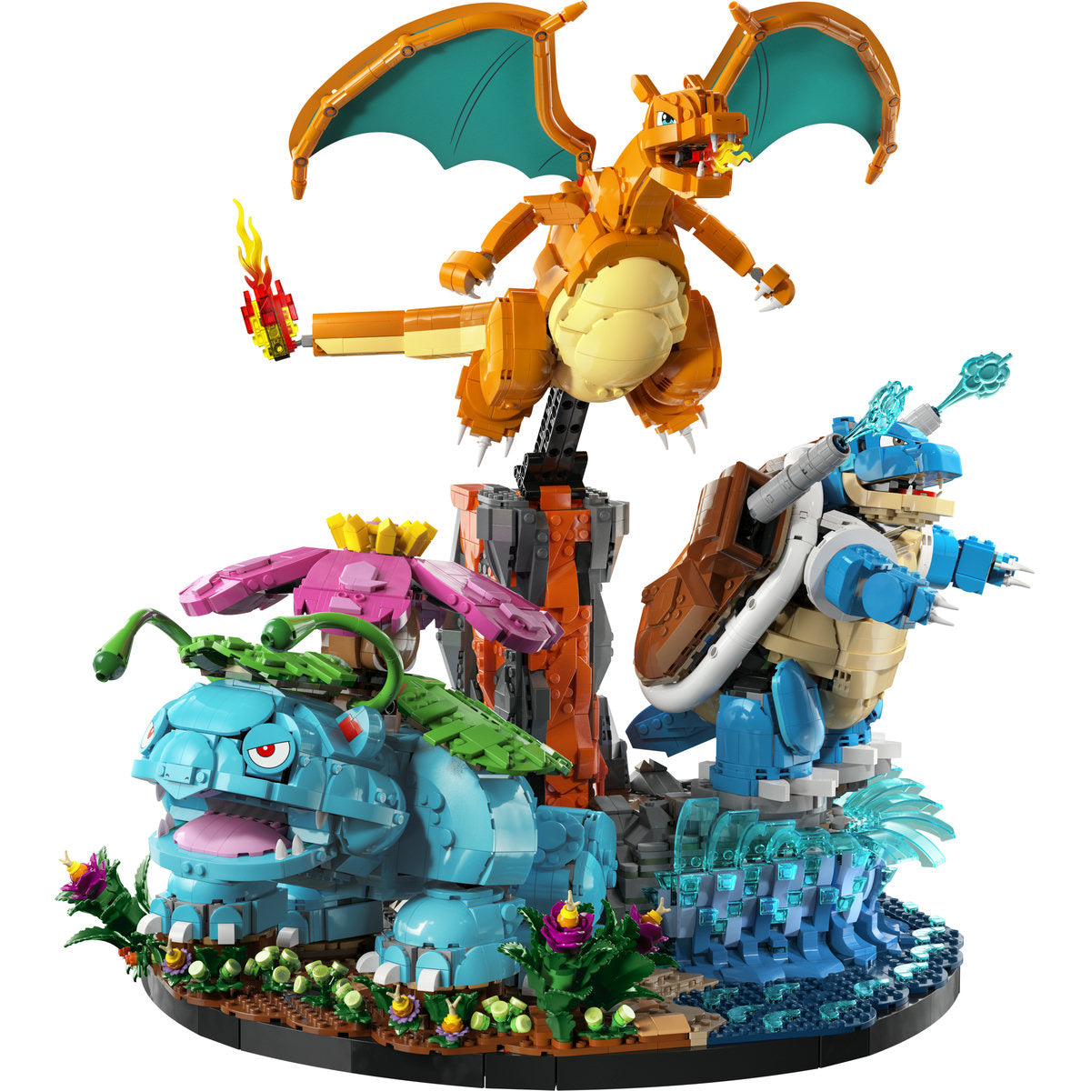 LEGO Pokemon 72153 Venusaur, Charizard and Blastoise - set construit