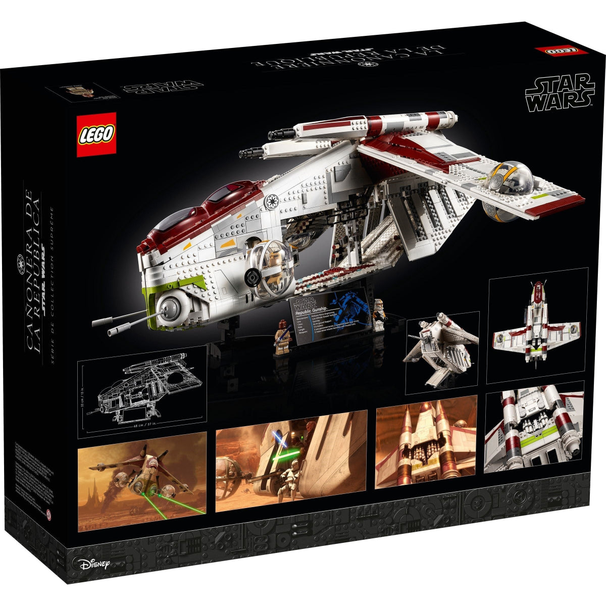 LEGO Star Wars 75309 Republic Gunship - cutie spate