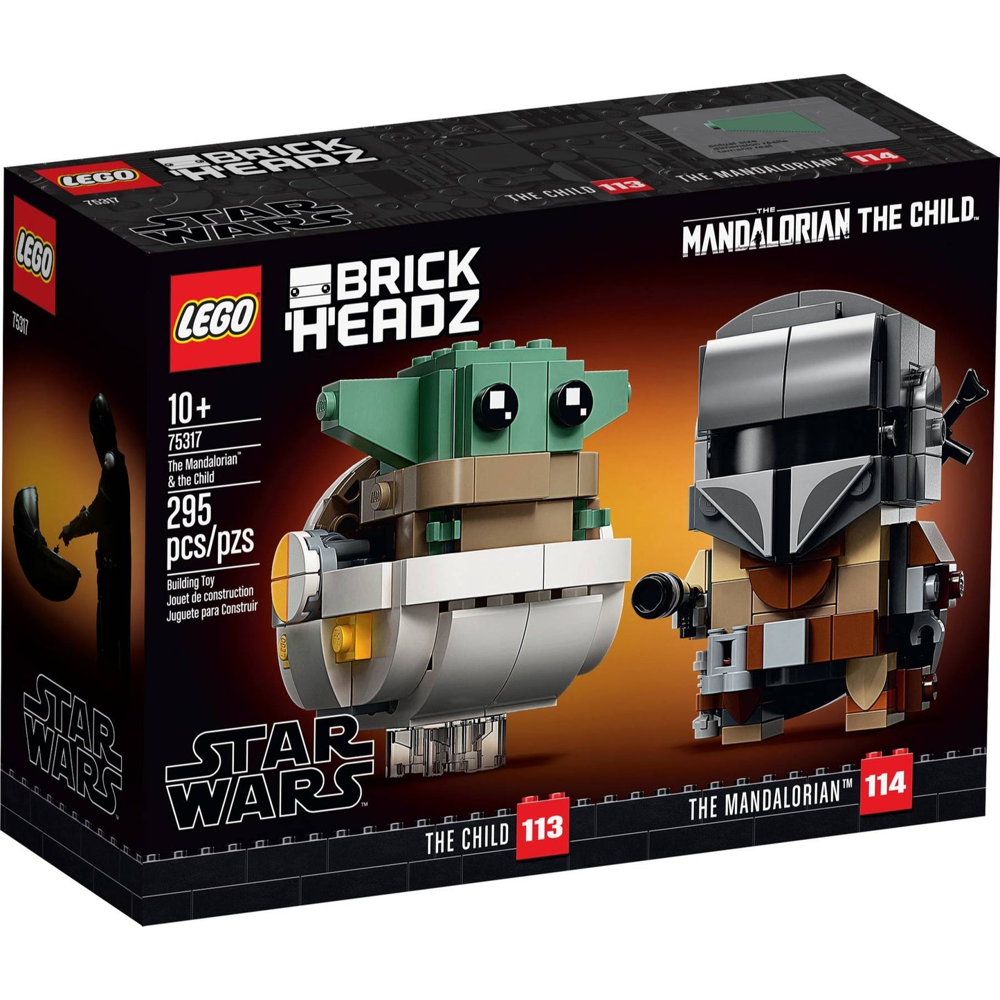 LEGO Star Wars™ 75317 - Mandalorian™ și Copilul - cutie fata