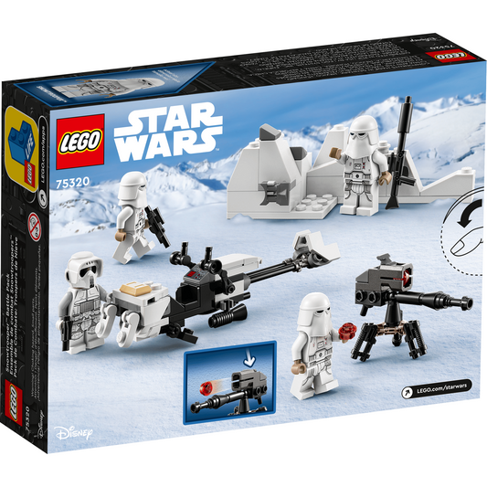 LEGO Star Wars™ 75320 - Pachet de luptă Snowtrooper™ - cutie spate
