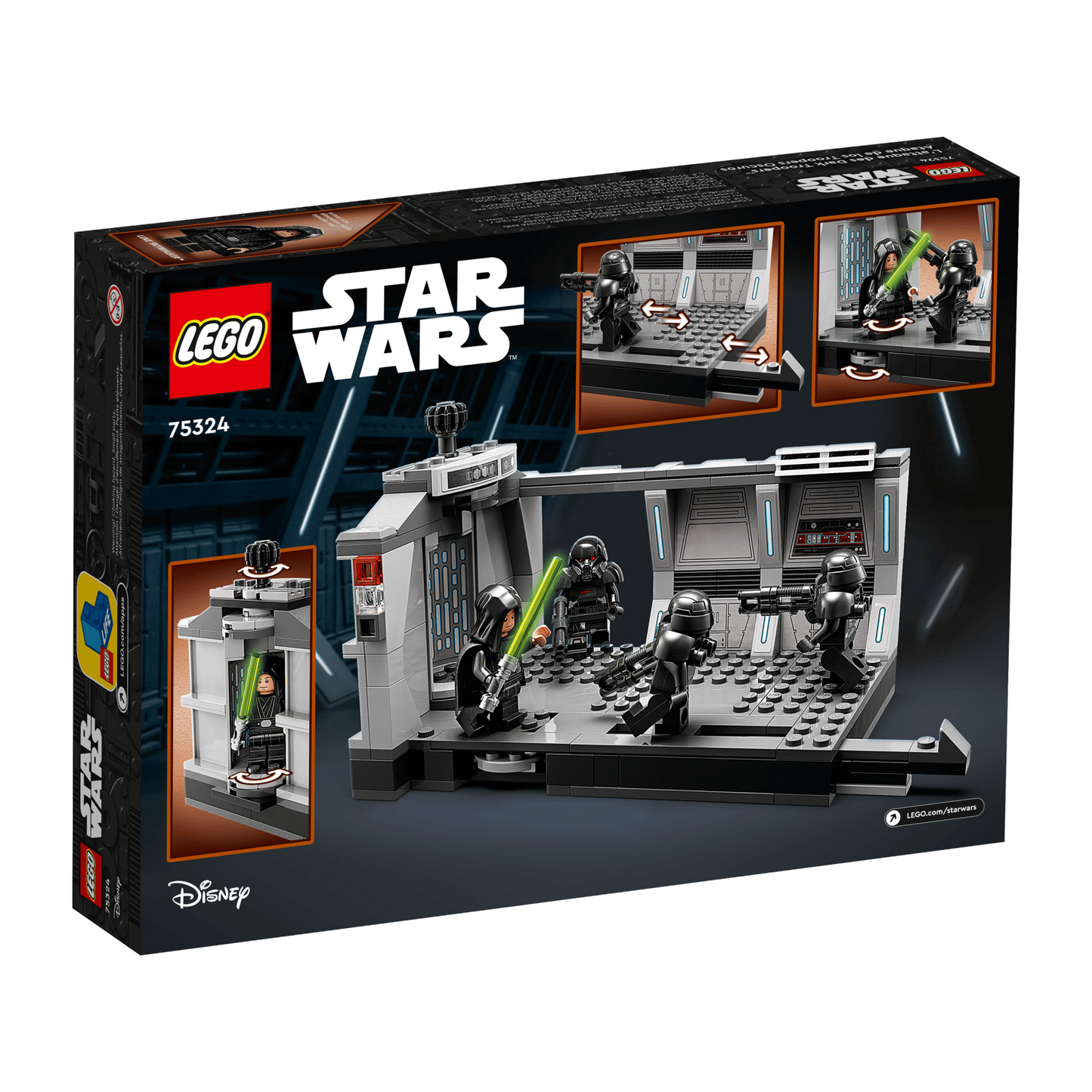 LEGO Star Wars™ 75324 - Atacul Dark Trooper™ - cutie spate