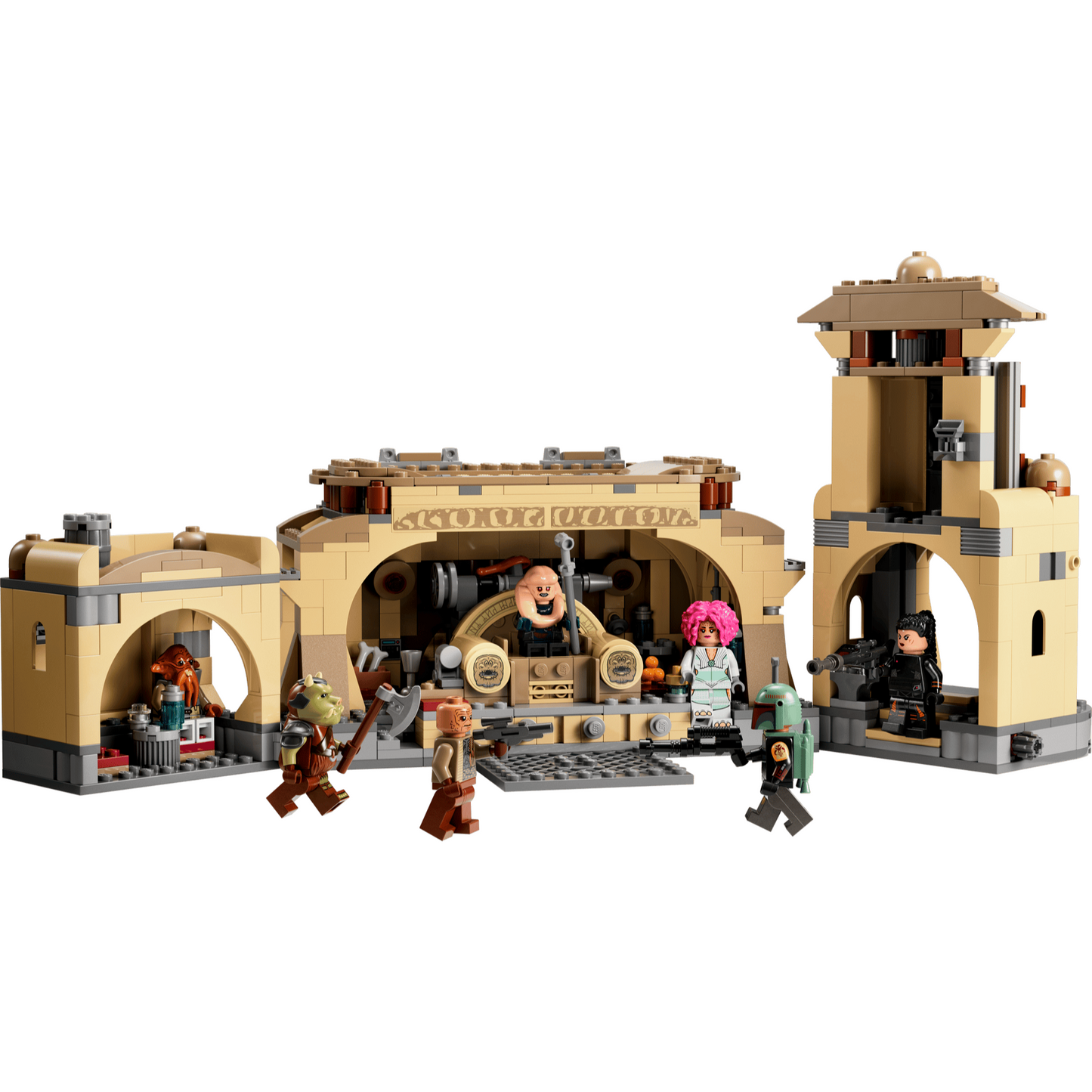 LEGO Star Wars™ 75326 - Sala tronului lui Boba Fett - set construit