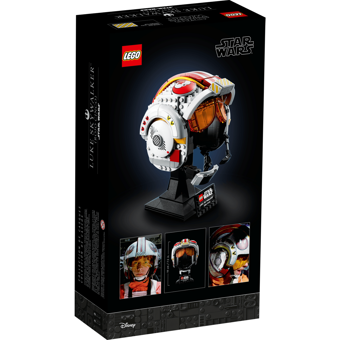 LEGO Star Wars™ 75327 - Cască Luke Skywalker™ (Red Five) - cutie spate