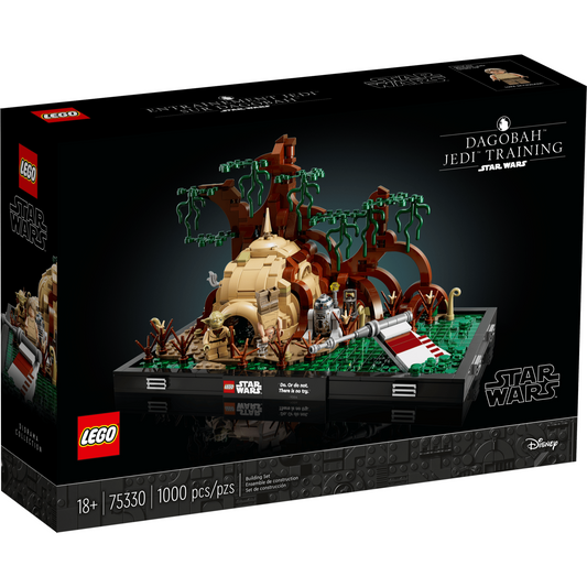 LEGO Star Wars™ 75330 - Diorama antrenamentului Jedi™ de pe Dagobah™ - cutie fata