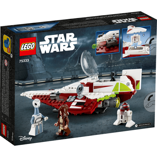 LEGO Star Wars™ 75333 - Jedi Starfighter™-ul lui Obi-Wan Kenobi™ - cutie spate