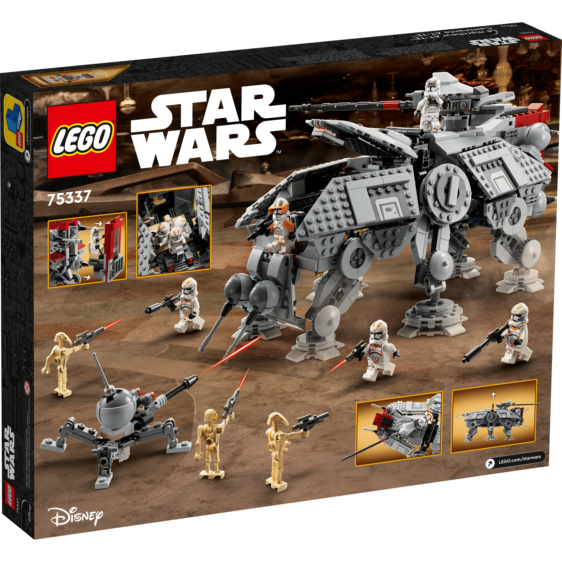 LEGO Star Wars™ 75337 - AT-TE™ Walker - cutie spate