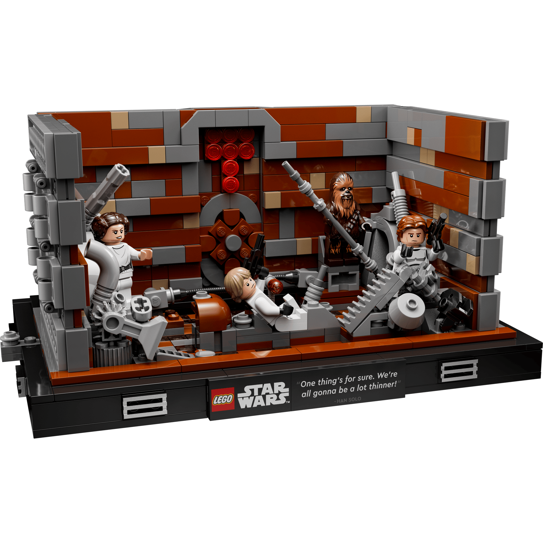 LEGO Star Wars™ 75339 - Diorama compactorului de gunoi de pe Death Star™ - set construit