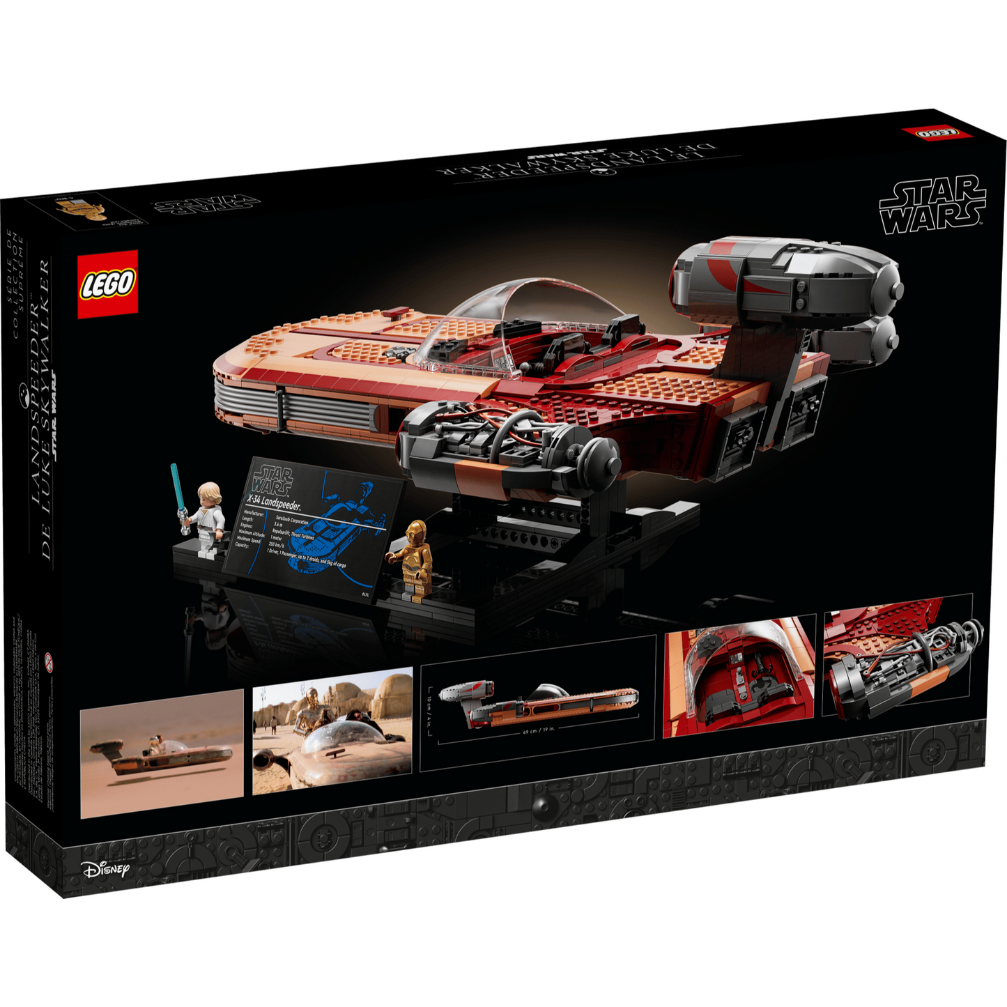 LEGO Star Wars™ 75341 - Landspeeder™ al lui Luke Skywalker - cutie spate
