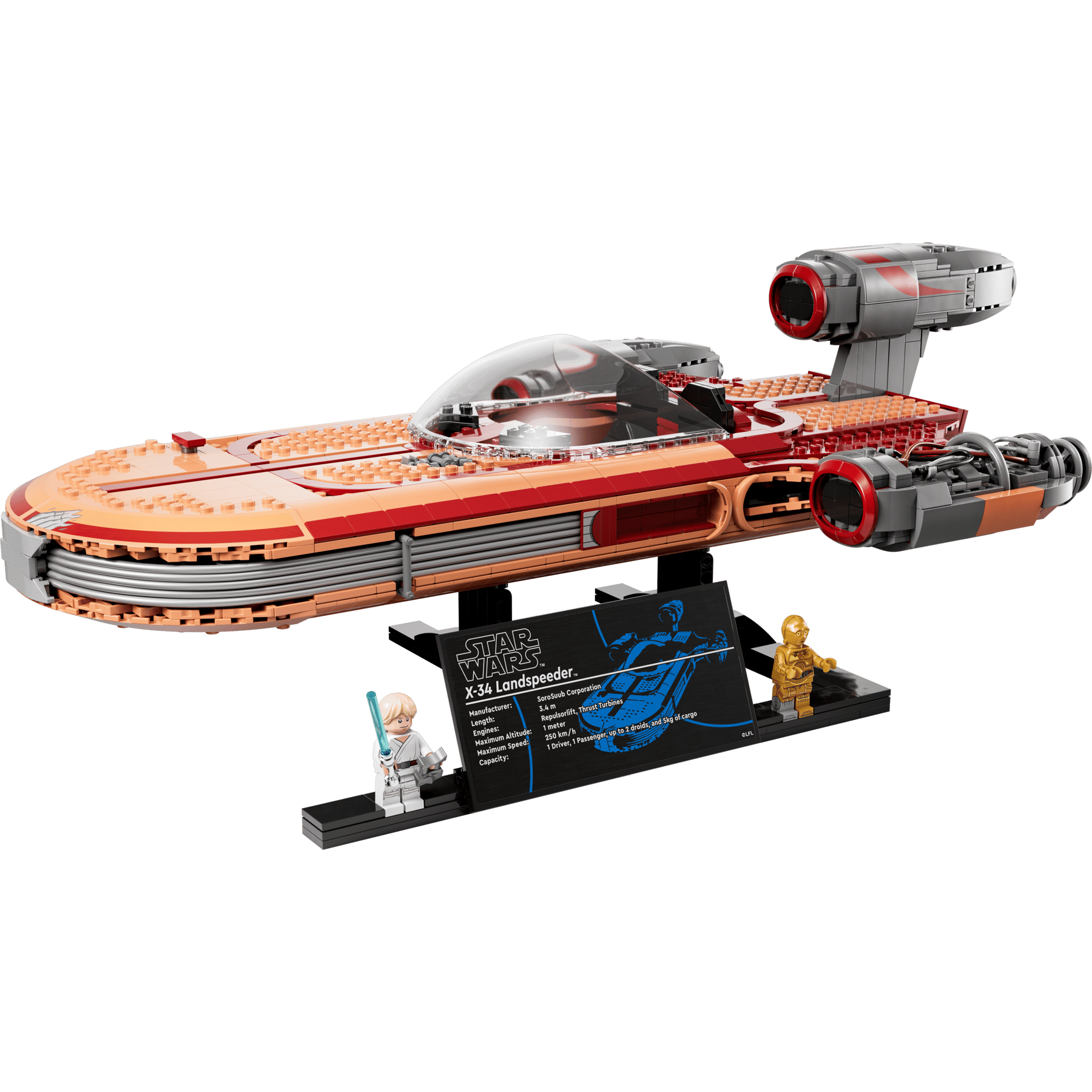 LEGO Star Wars™ 75341 - Landspeeder™ al lui Luke Skywalker - set construit
