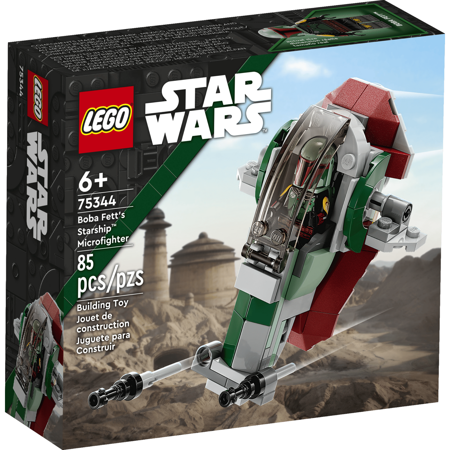 LEGO Star Wars™ 75344 - Micronava de luptă a lui Boba Fett - cutie fata