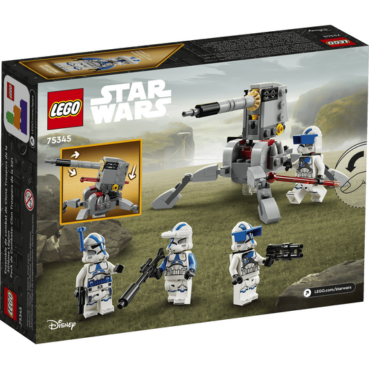 LEGO Star Wars™ 75345 - Pachet de lupta Clone Troopers™ divizia 501 - cutie spate