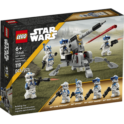 LEGO Star Wars™ 75345 - Pachet de lupta Clone Troopers™ divizia 501 - cutie fata
