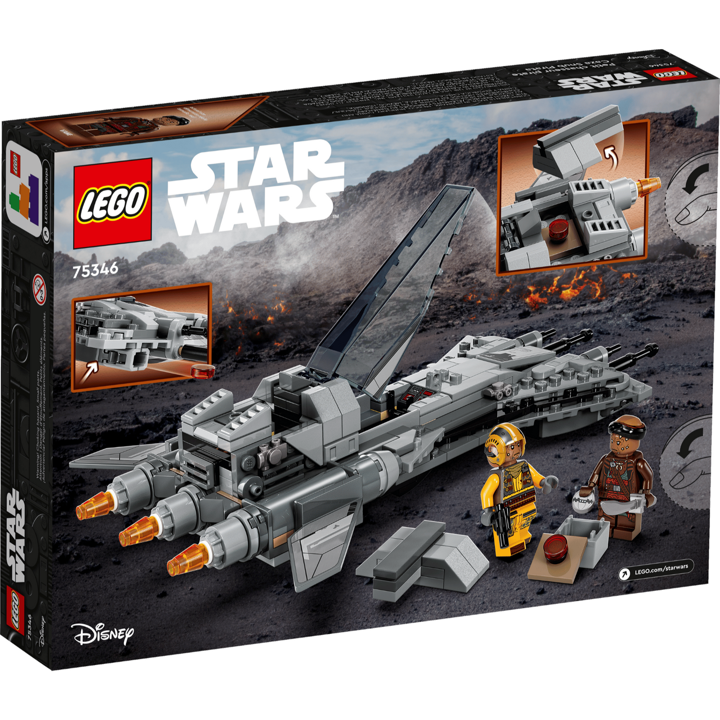 LEGO Star Wars™ 75346 - Pirate Snub Fighter - cutie spate