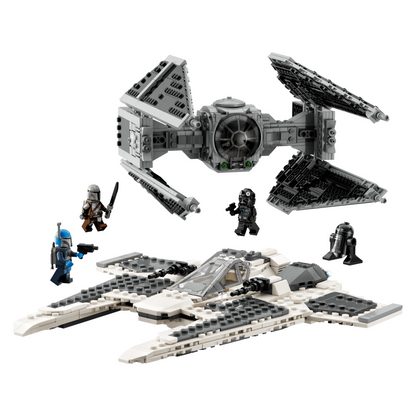 LEGO Star Wars™ 75348 - Fang Fighter mandalorian vs TIE Interceptor™ - set construit