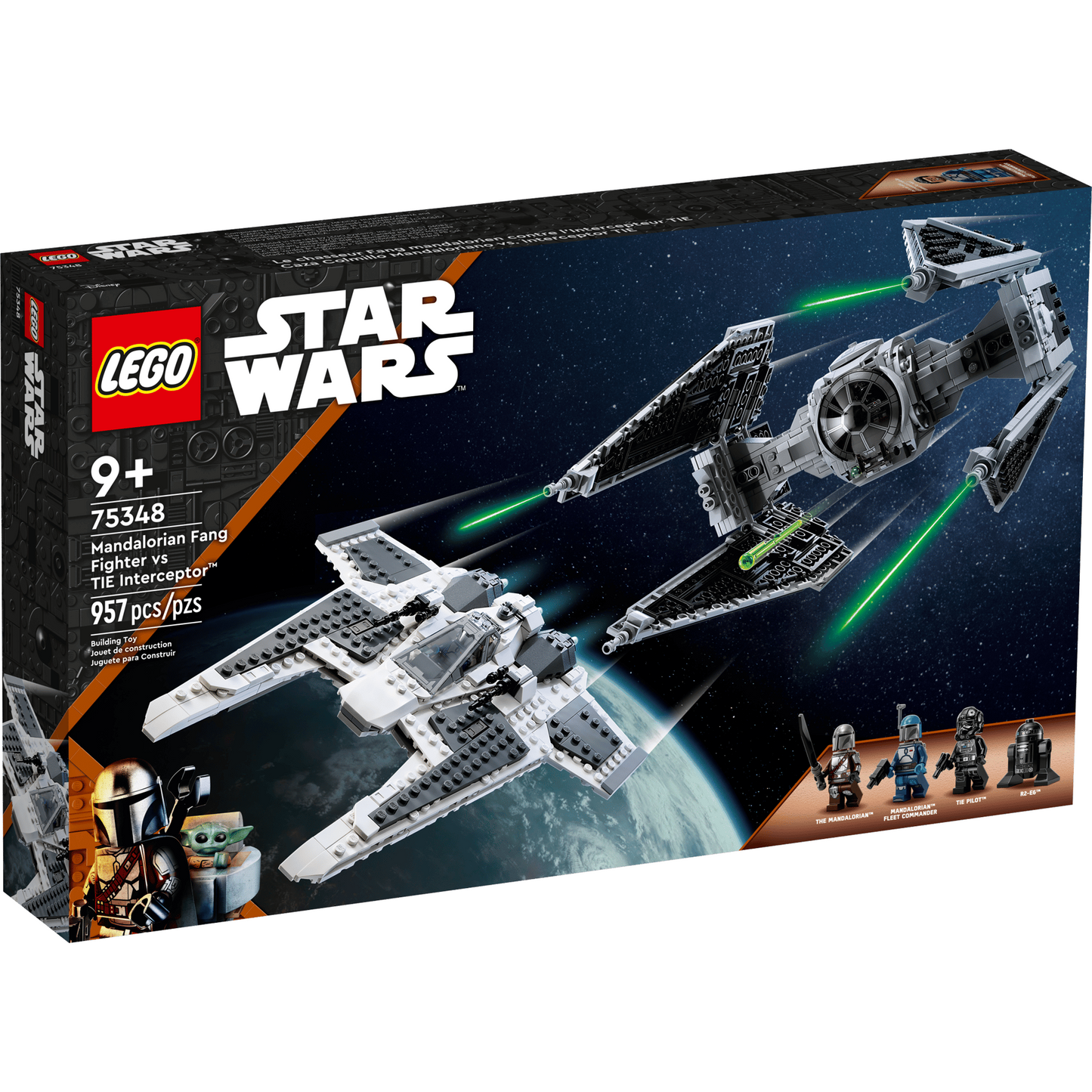 LEGO Star Wars™ 75348 - Fang Fighter mandalorian vs TIE Interceptor™ - cutie fata
