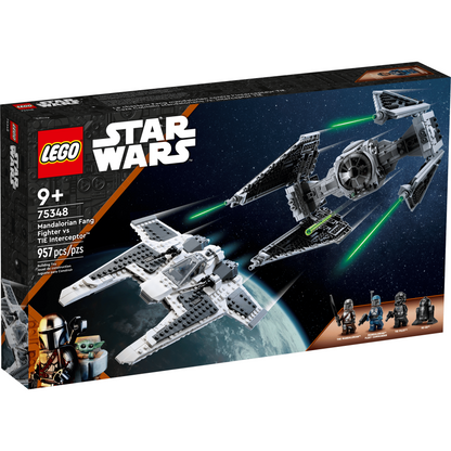 LEGO Star Wars™ 75348 - Fang Fighter mandalorian vs TIE Interceptor™ - cutie fata