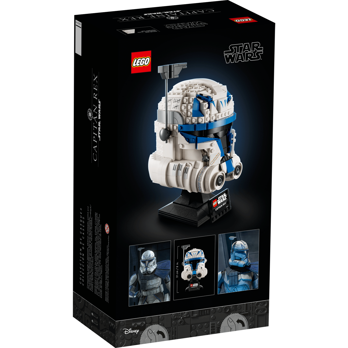 LEGO Star Wars™ 75349 - Casca Căpitanului Rex - cutie spate
