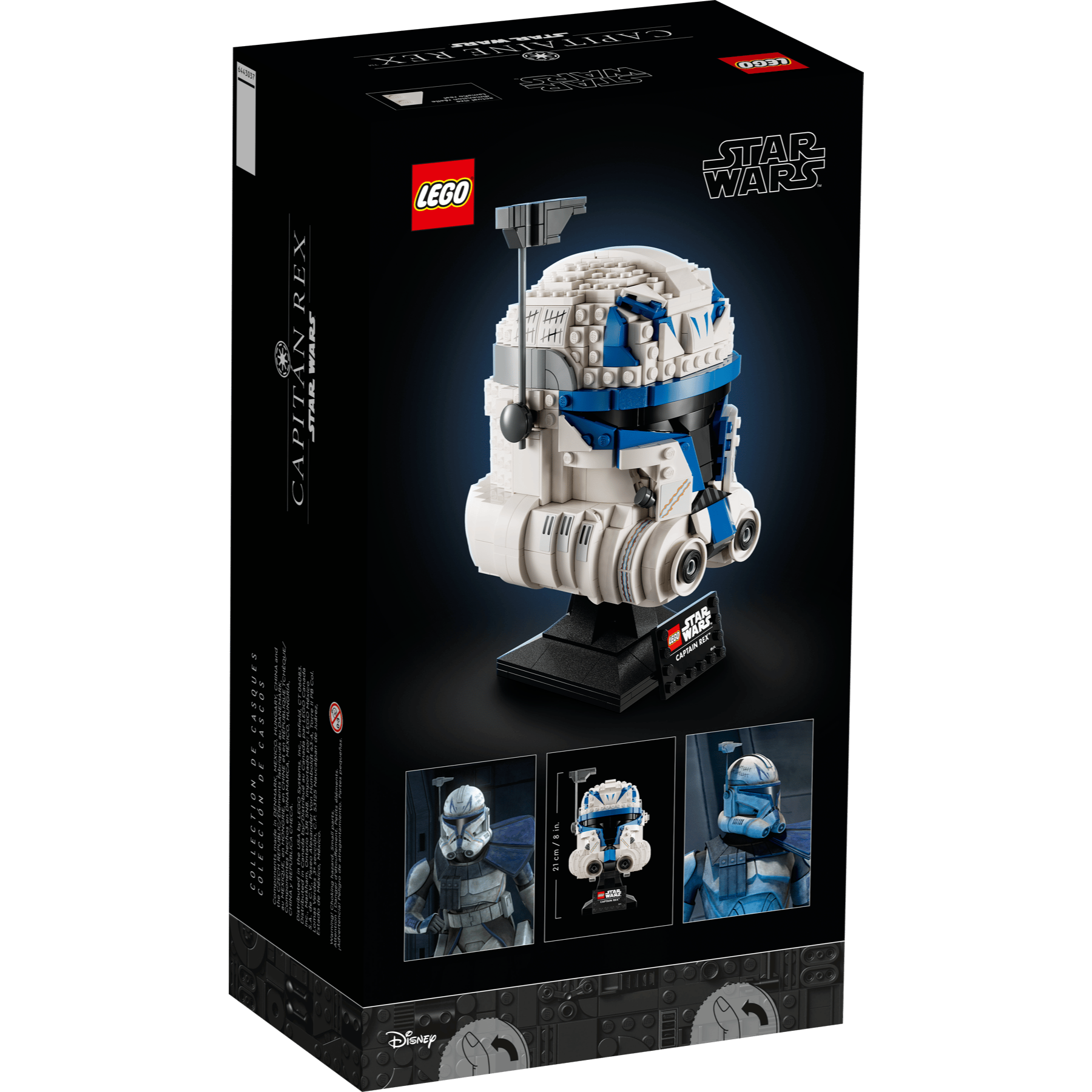 LEGO Star Wars™ 75349 - Casca Căpitanului Rex - cutie spate