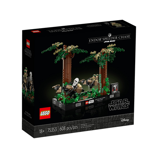 LEGO Star Wars™ 75353 - Diorama Urmărire cu speederul pe Endor™ - cutie fata
