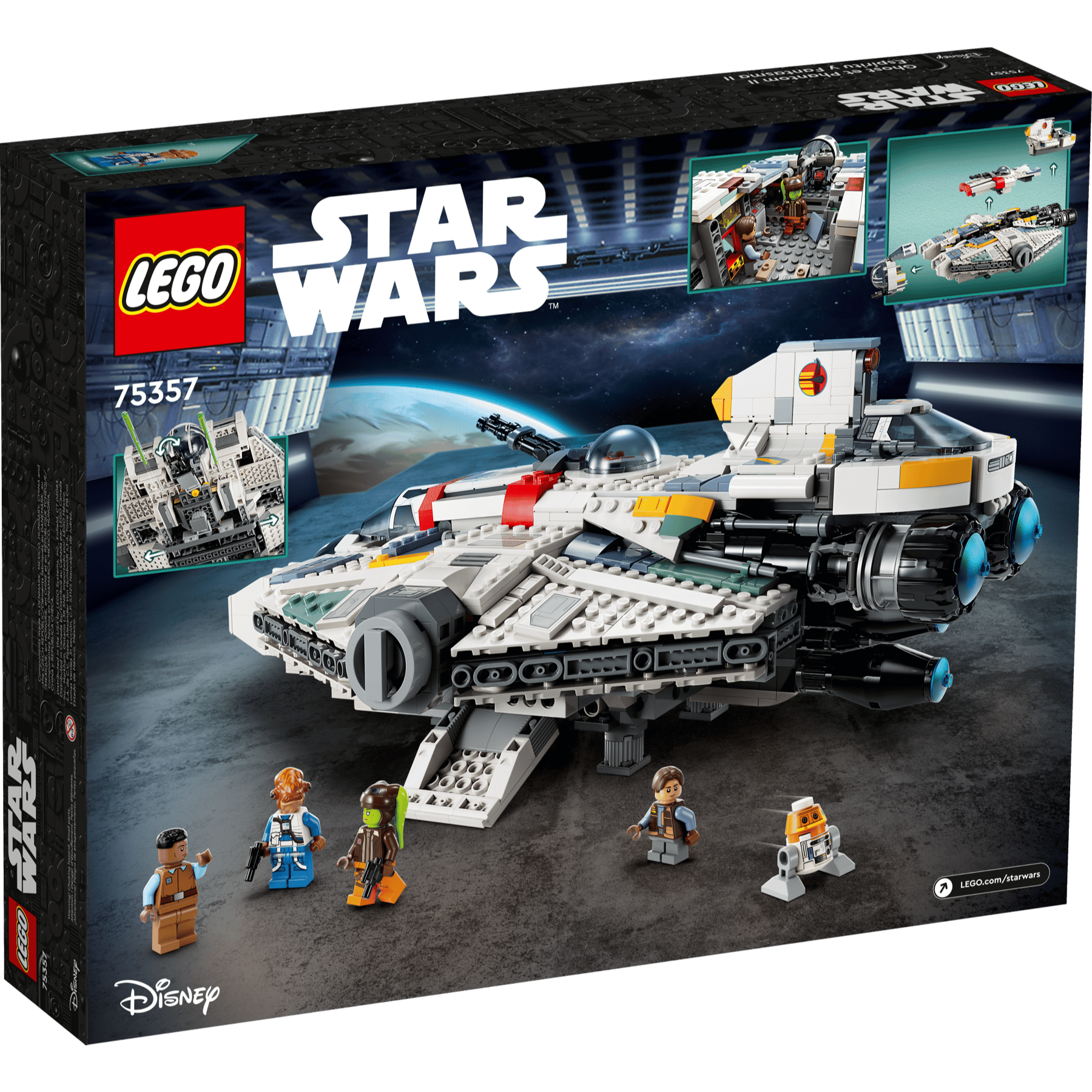 LEGO Star Wars™ 75357 - Ghost și Phantom II - cutie spate