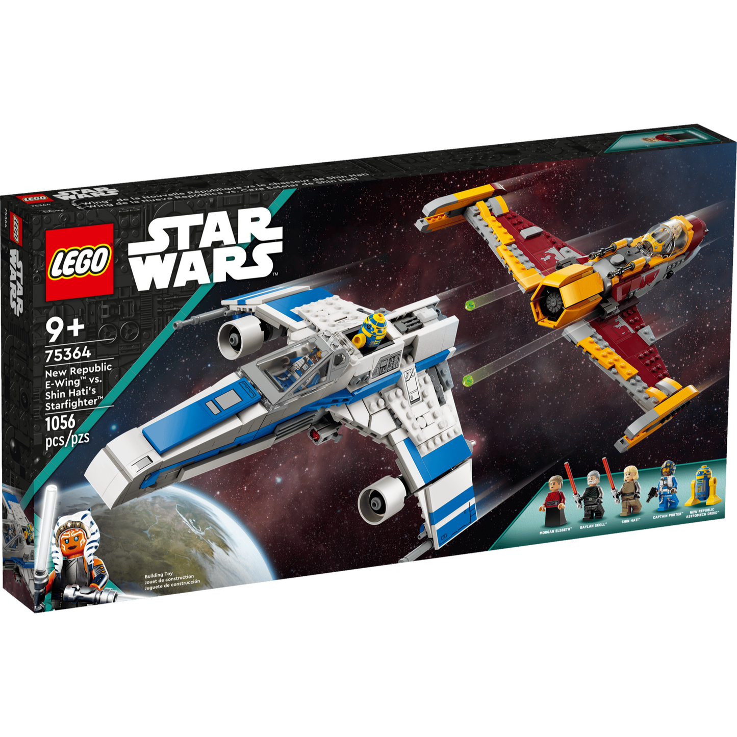 LEGO Star Wars™ 75364 - E-Wing al Noii Republici vs Starfighter-ul lui Shin Hati - cutie fata