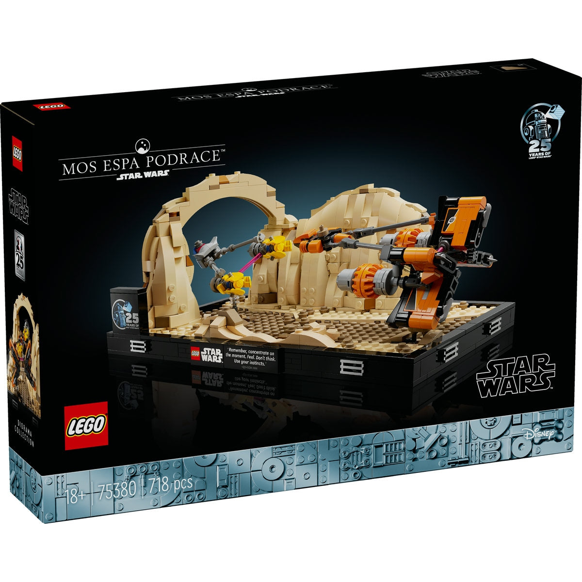 LEGO Star Wars™ 75380 - Dioramă Cursa din Mos Espa - cutie fata