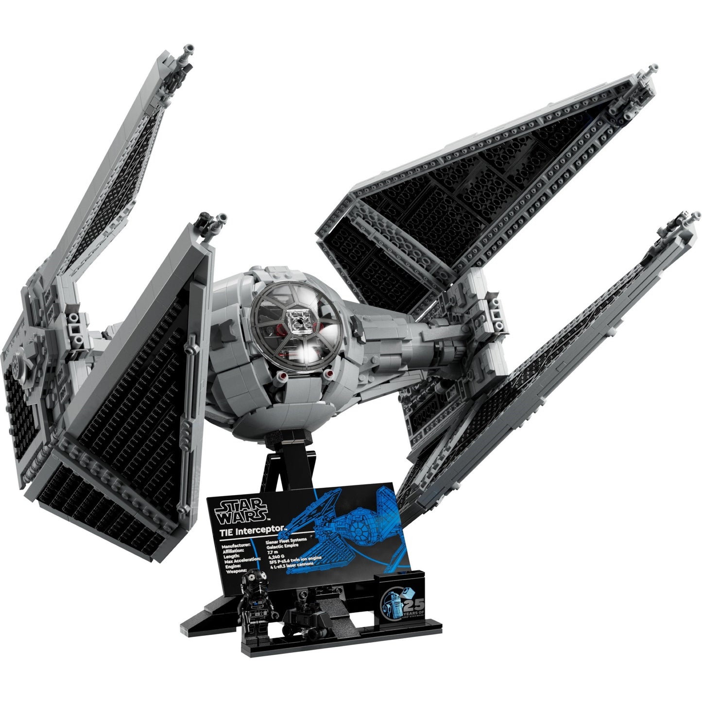 LEGO Star Wars 75382 TIE Interceptor - set construit