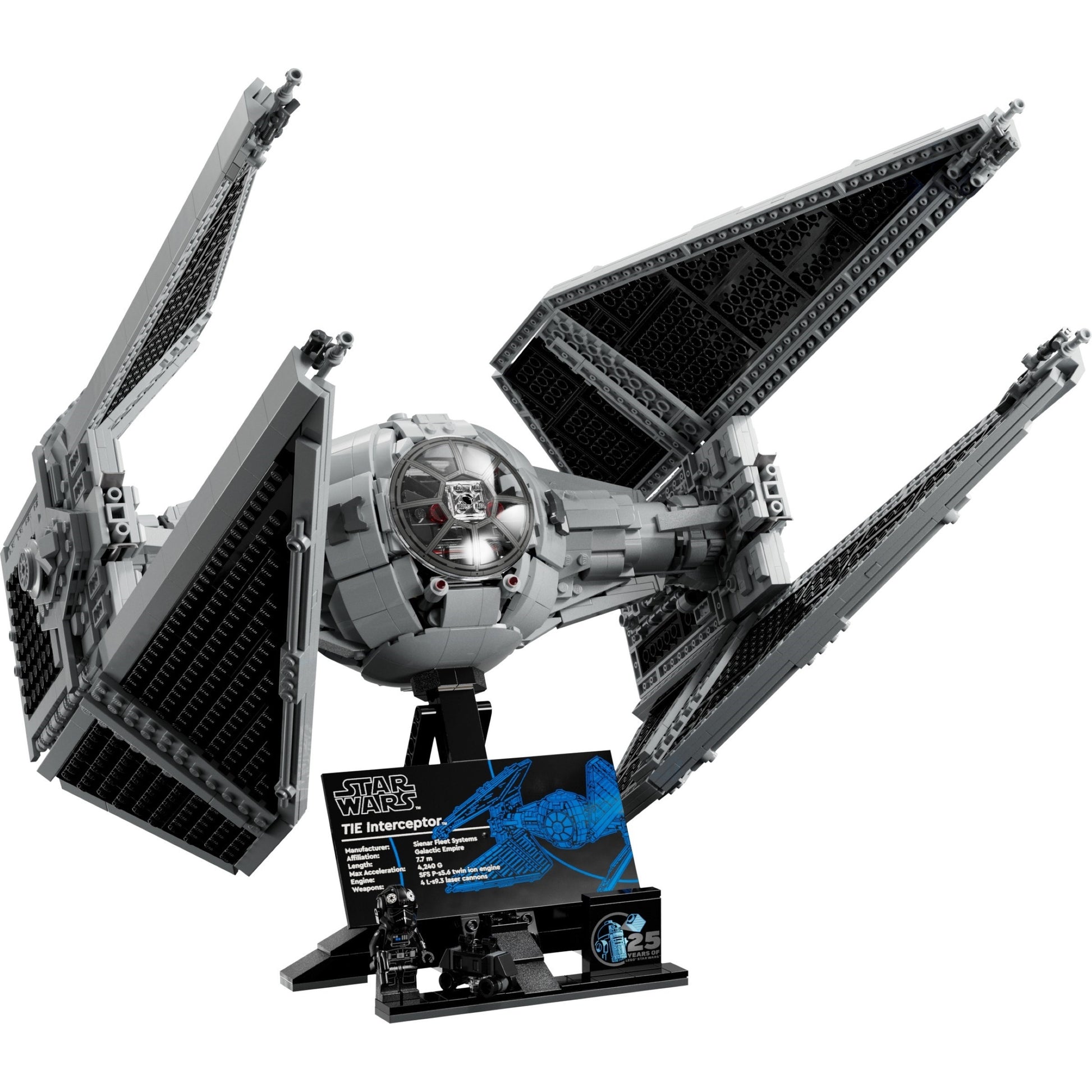 LEGO Star Wars 75382 TIE Interceptor - set construit