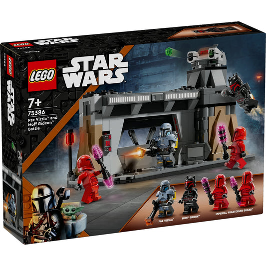 LEGO Star Wars™ 75386 - Lupta dintre Paz Vizsla™ și Moff Gideon™ - cutie fata