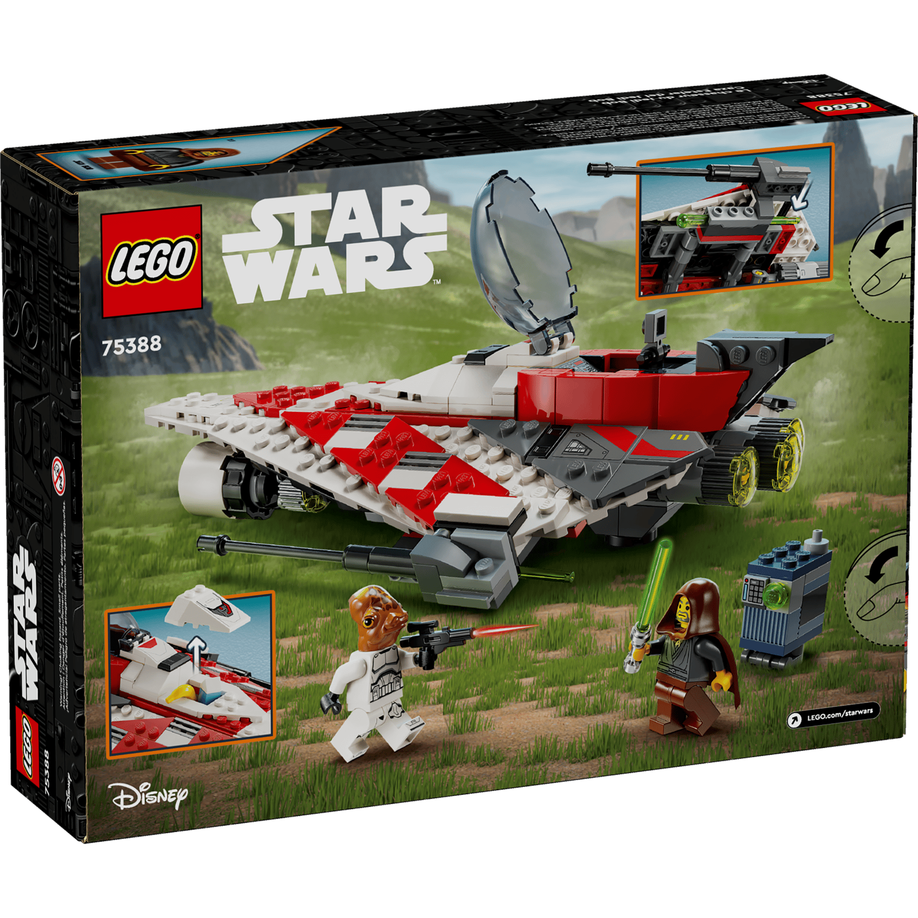 LEGO Star Wars™ 75388 - Nava stelară a lui Jedi Bob - cutie spate