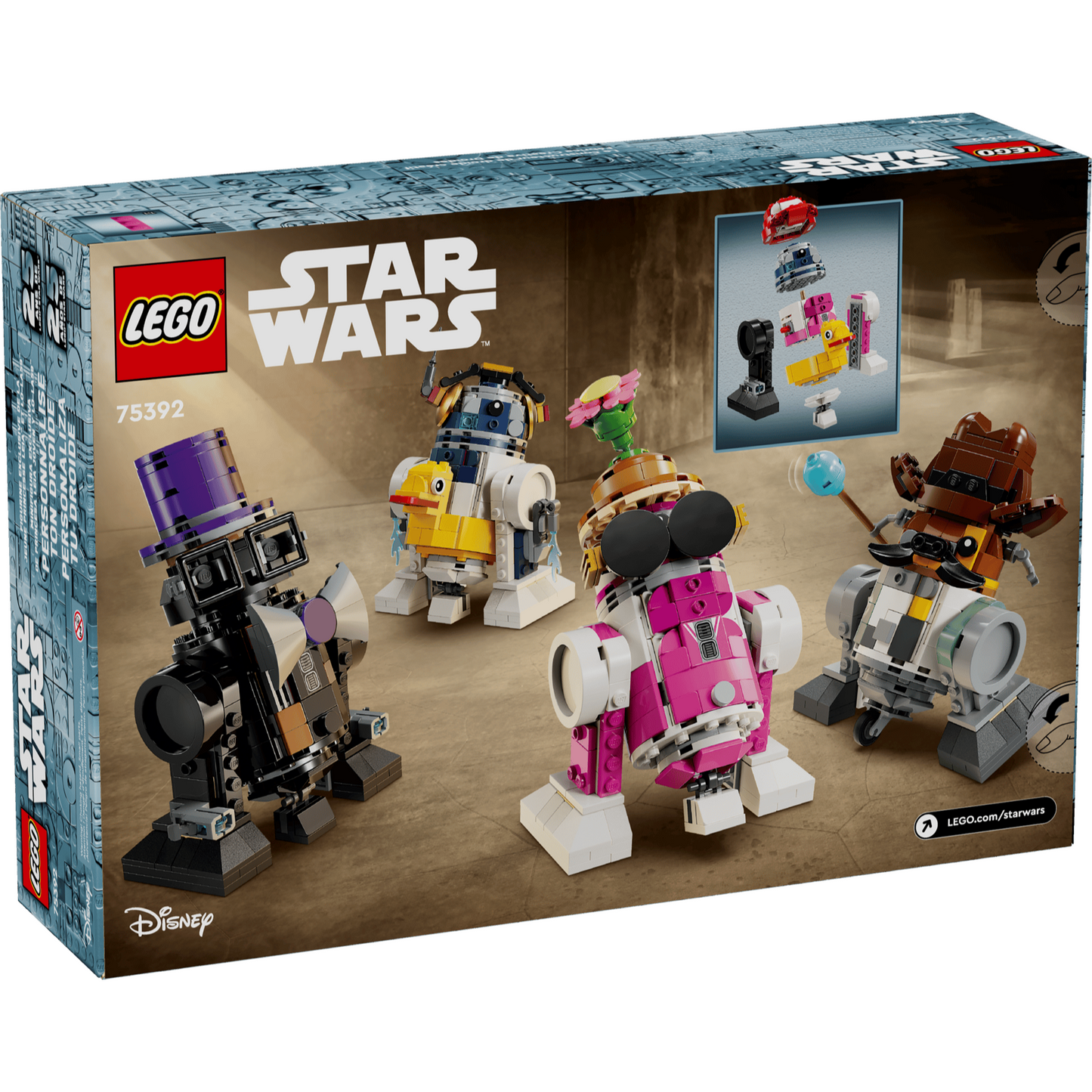 LEGO Star Wars™ 75392 - Constructor de droizi pentru joacă creativă - cutie spate