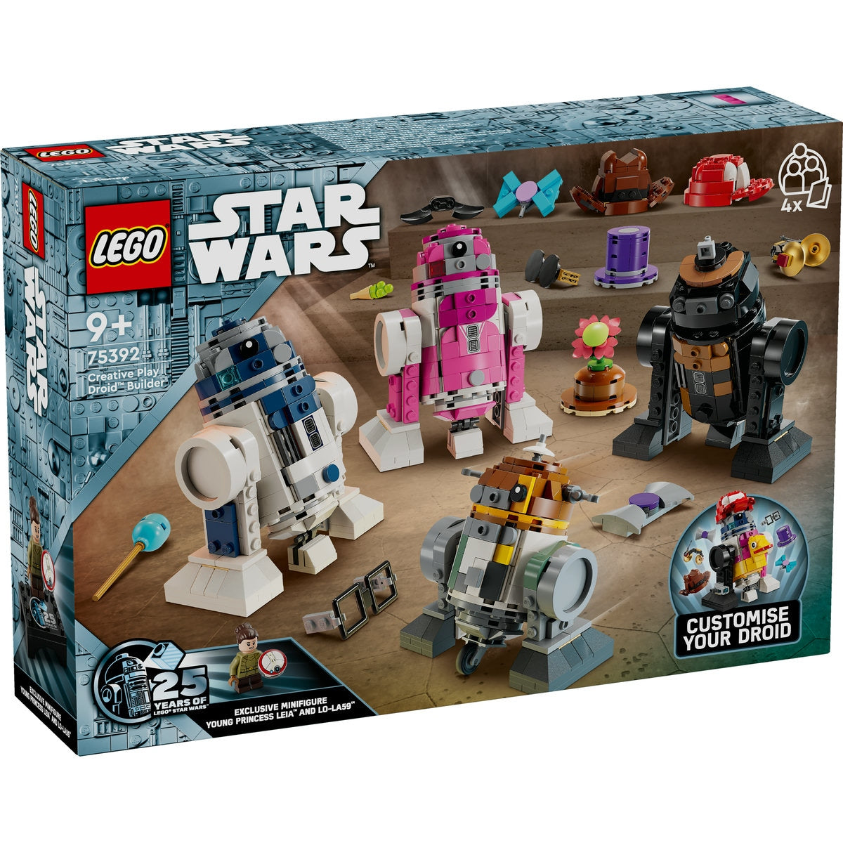 LEGO Star Wars™ 75392 - Constructor de droizi pentru joacă creativă - cutie fata