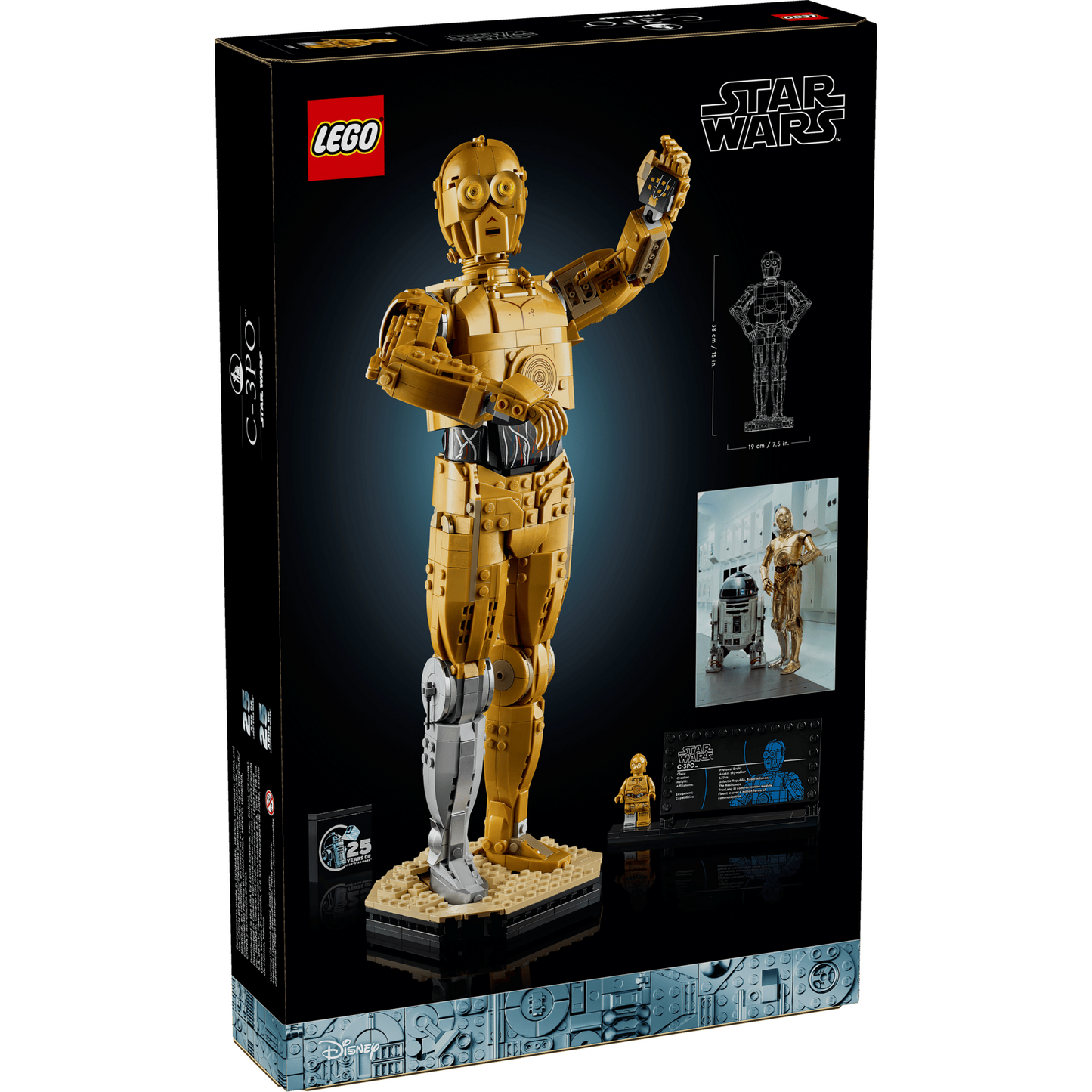 LEGO Star Wars™ 75398 - C-3PO™ - cutie spate
