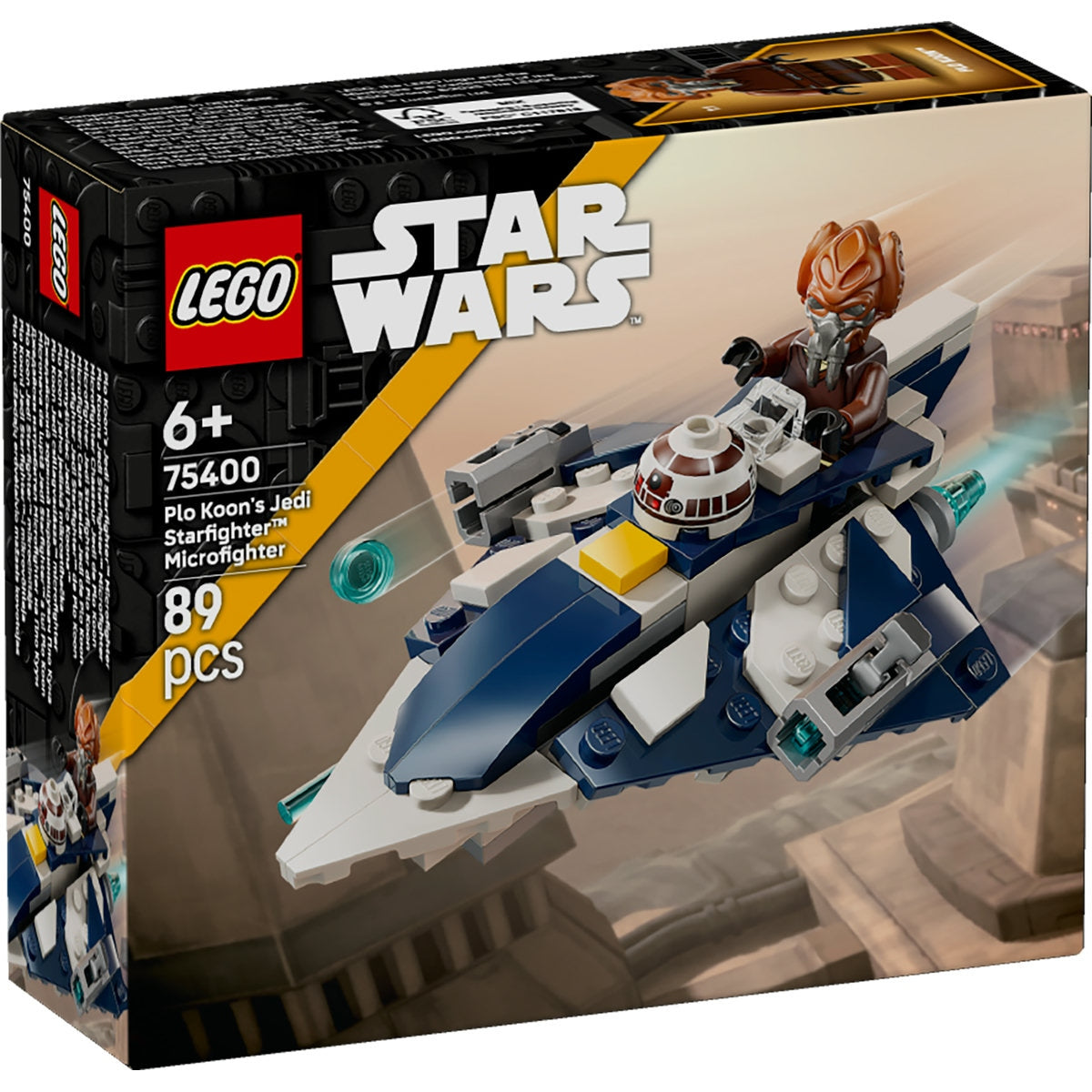 LEGO Star Wars™ 75400 - Micronava de luptă Jedi Starfighter™ a lui Plo Koon - cutie fata