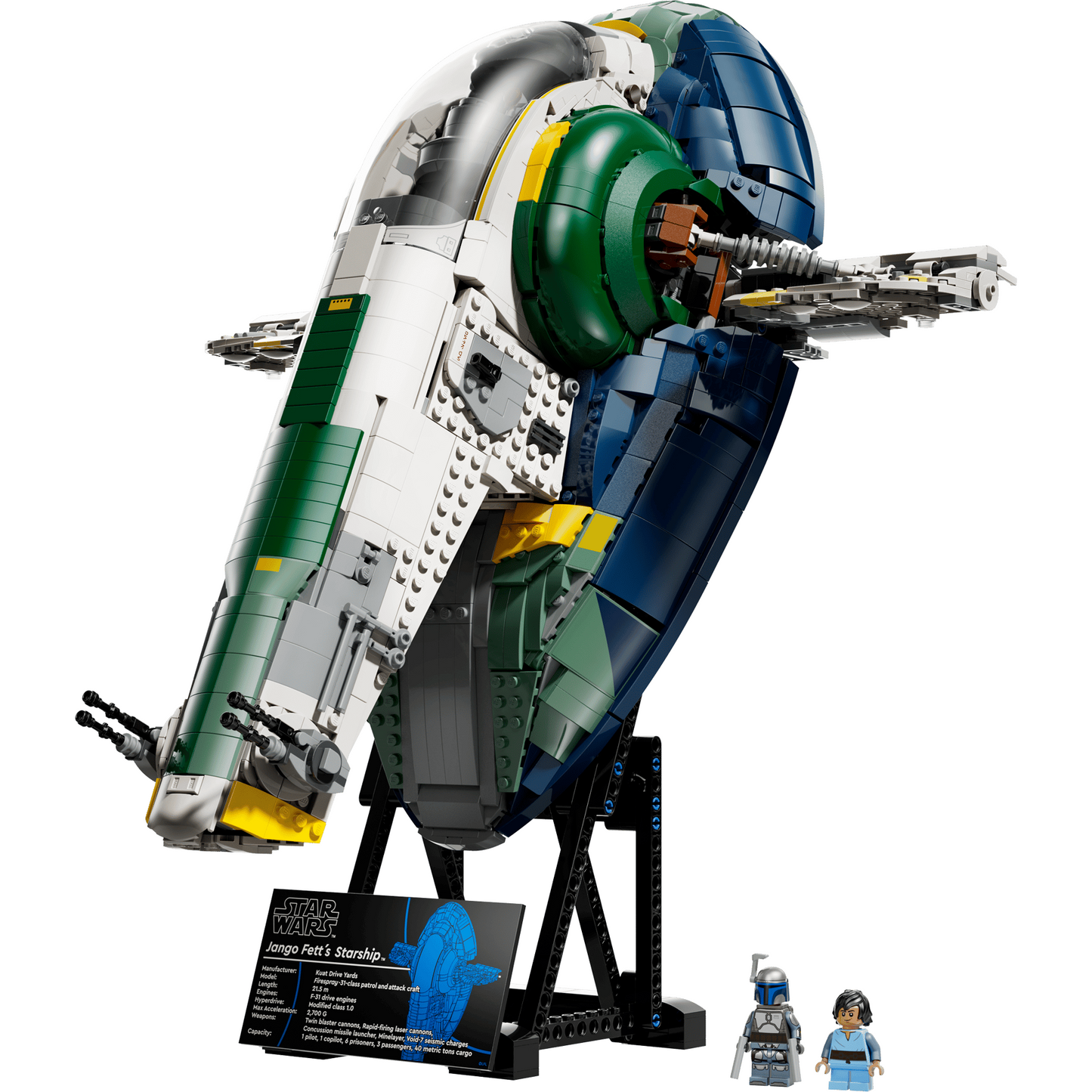LEGO Star Wars™ 75409 - Nava lui Jango Fett din clasa Firespray - set construit