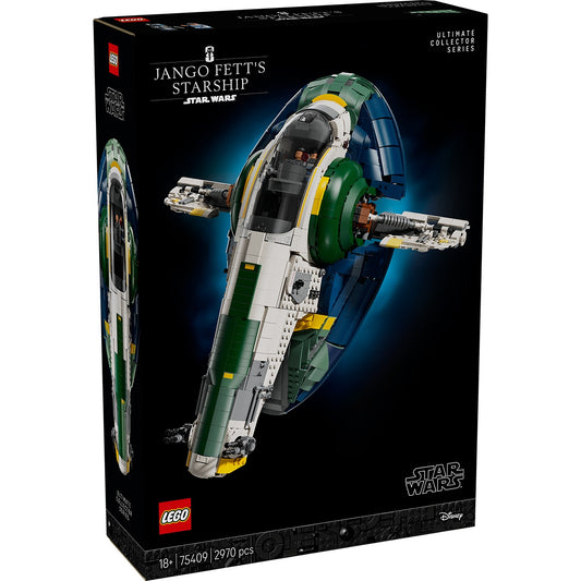 LEGO Star Wars™ 75409 - Nava lui Jango Fett din clasa Firespray - cutie fata