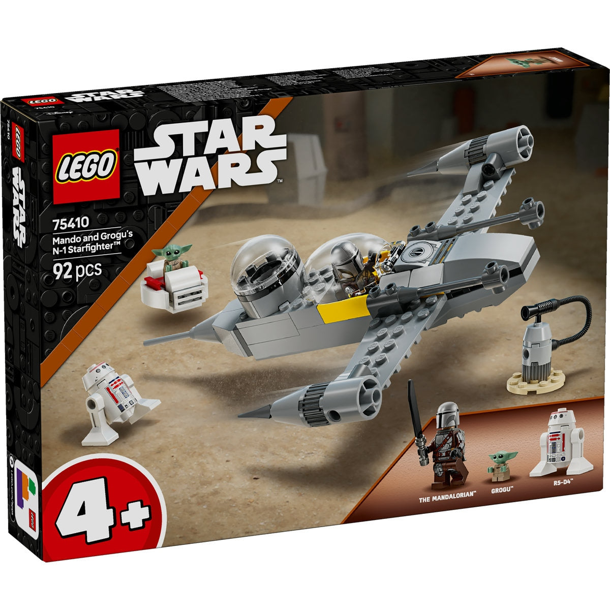 LEGO Star Wars™ 75410 - Nava de luptă stelară N-1 a lui Mando și Grogu - cutie fata