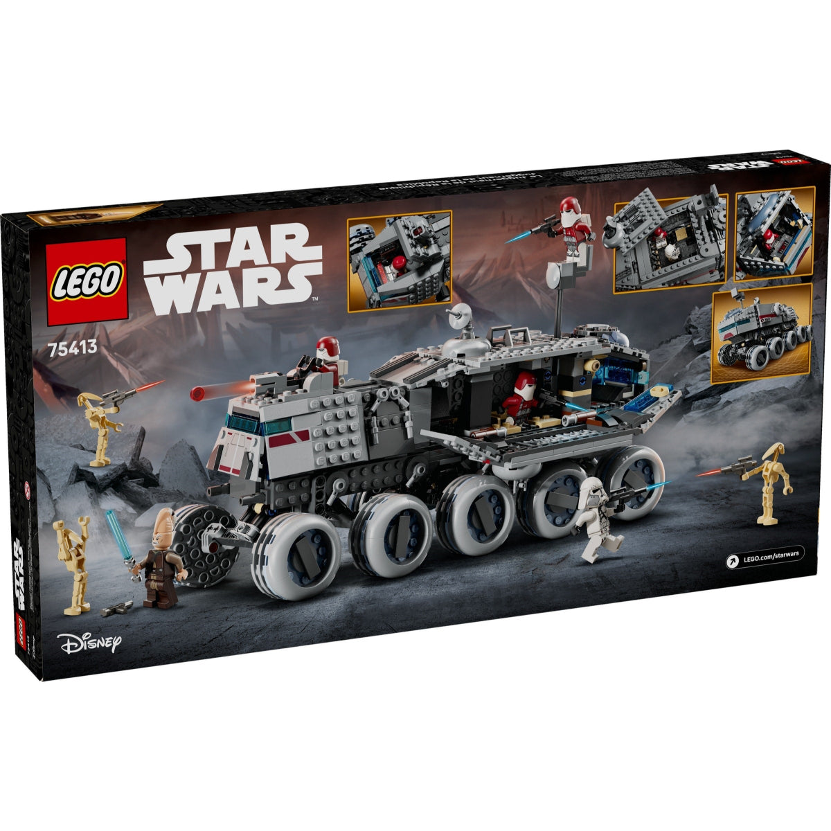 LEGO Star Wars 75413 Republic Juggernaut - cutie spate