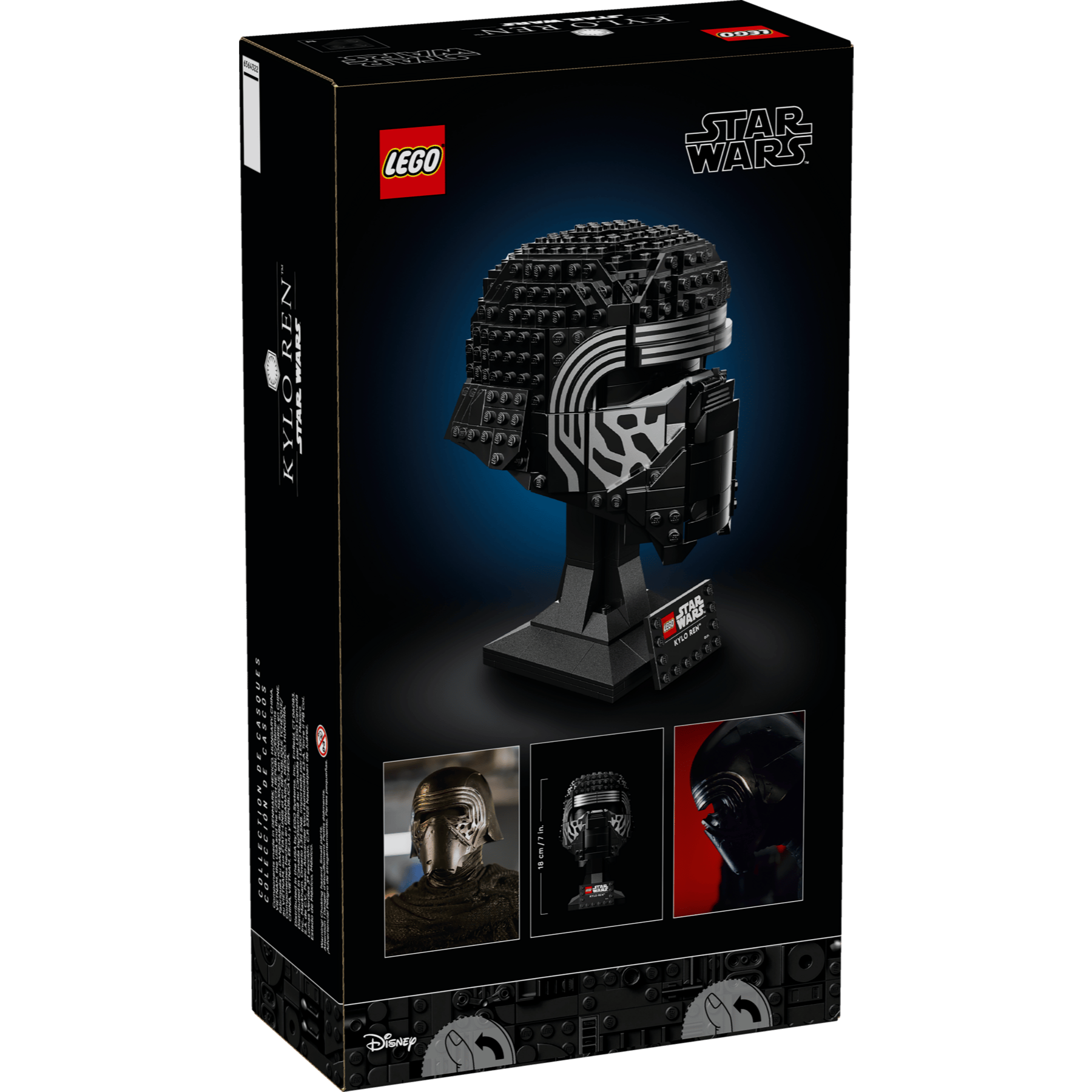LEGO Star Wars™ 75415 - Casca lui Kylo Ren™ - cutie spate