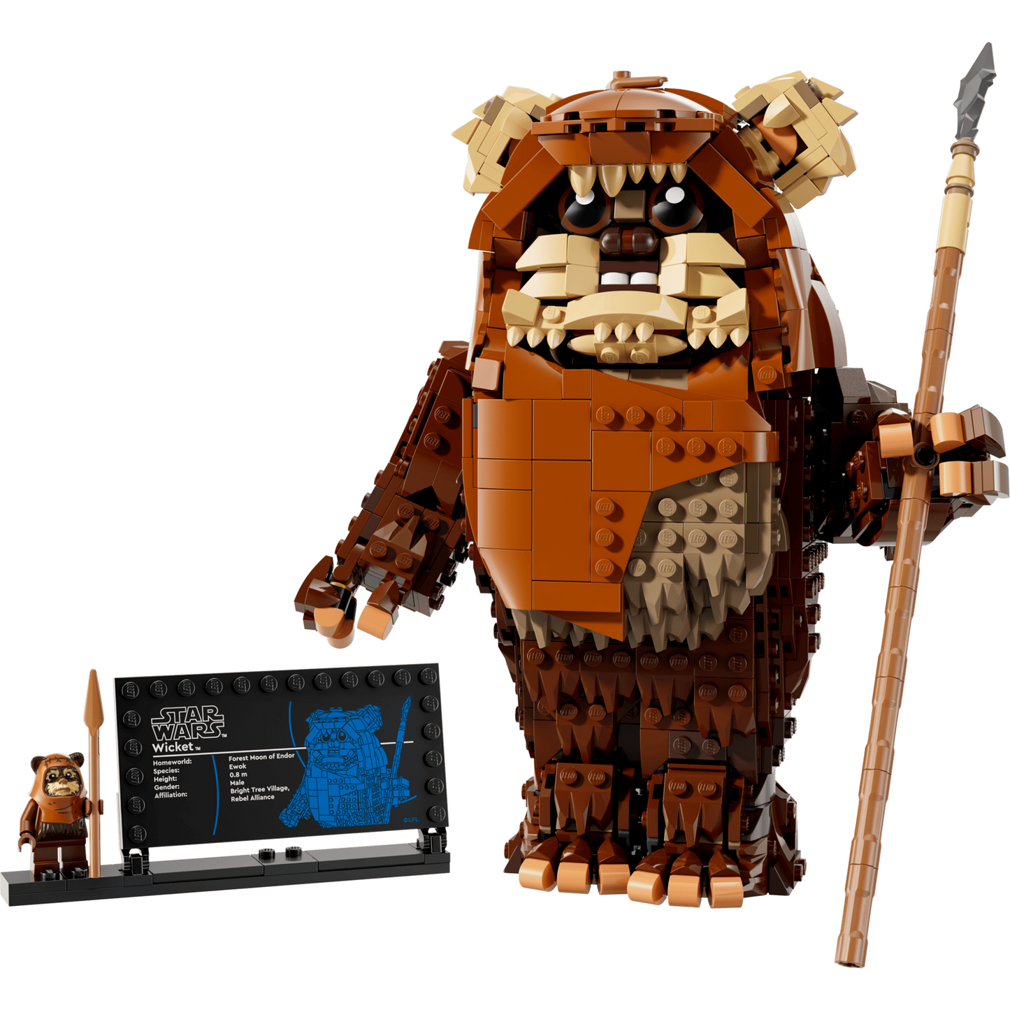 LEGO Star Wars™ 75430 - Ewok-ul Wicket™ - set construit