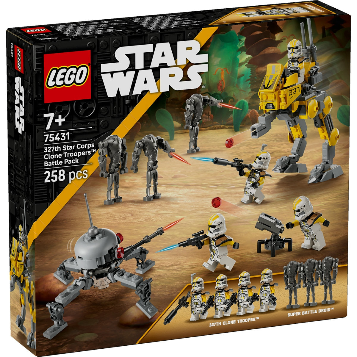 LEGO Star Wars™ 75431 - Pachet de luptă Soldați clonă din unitatea stelară - cutie fata