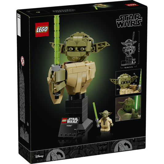 LEGO Star Wars 75438 Bustul lui Yoda - cutie spate