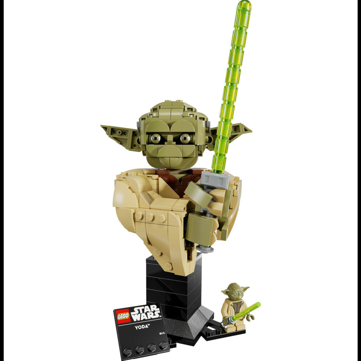 LEGO Star Wars 75438 Bustul lui Yoda - set construit