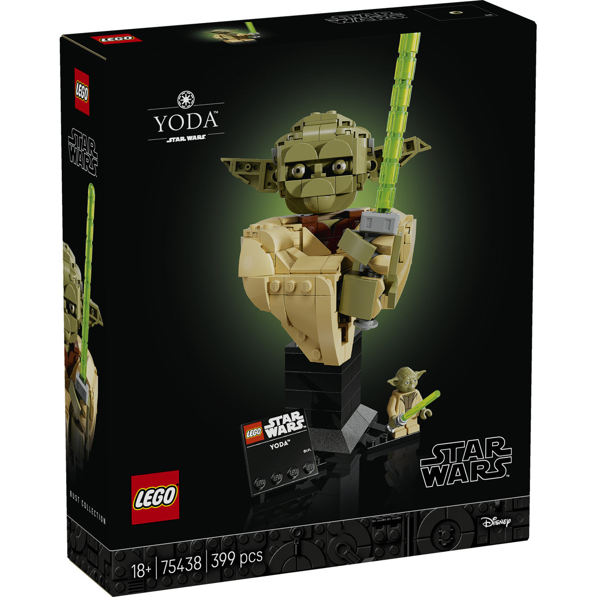 LEGO Star Wars 75438 Bustul lui Yoda - cutie fata