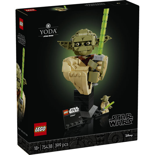 LEGO Star Wars 75438 Bustul lui Yoda - cutie fata