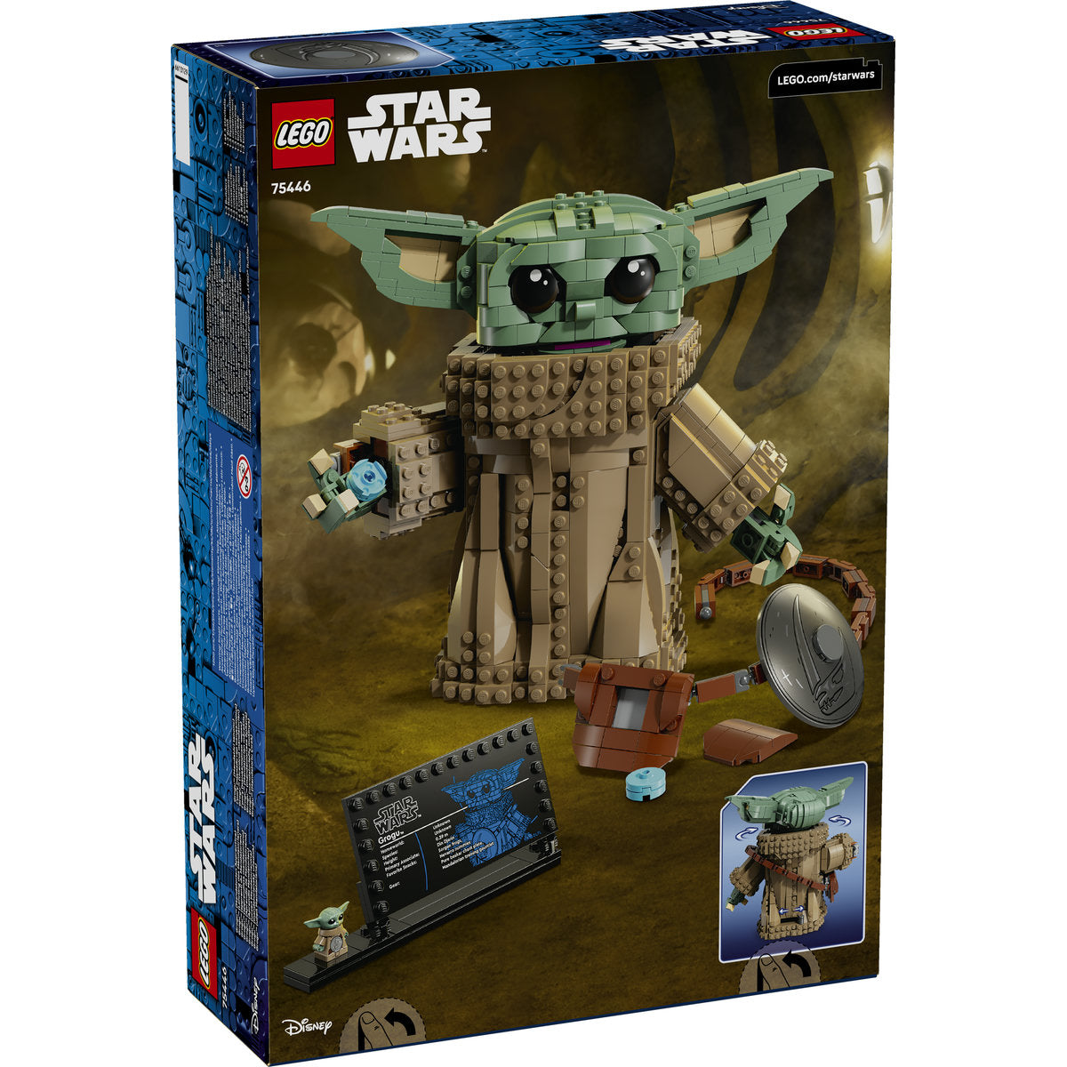 LEGO Star Wars 75446 Grogu (Mandalorian Apprentice) - cutie spate