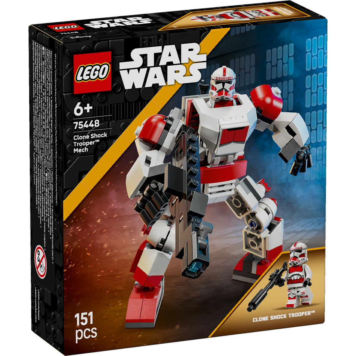LEGO Star Wars™ 75448 - Robot soldat clonă de șoc - cutie fata