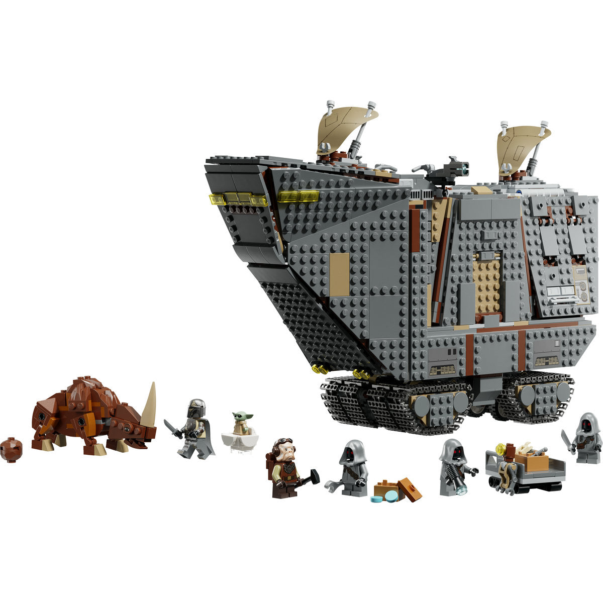 LEGO Star Wars 75453 Offworld Sandcrawler and Mudhorn - set construit